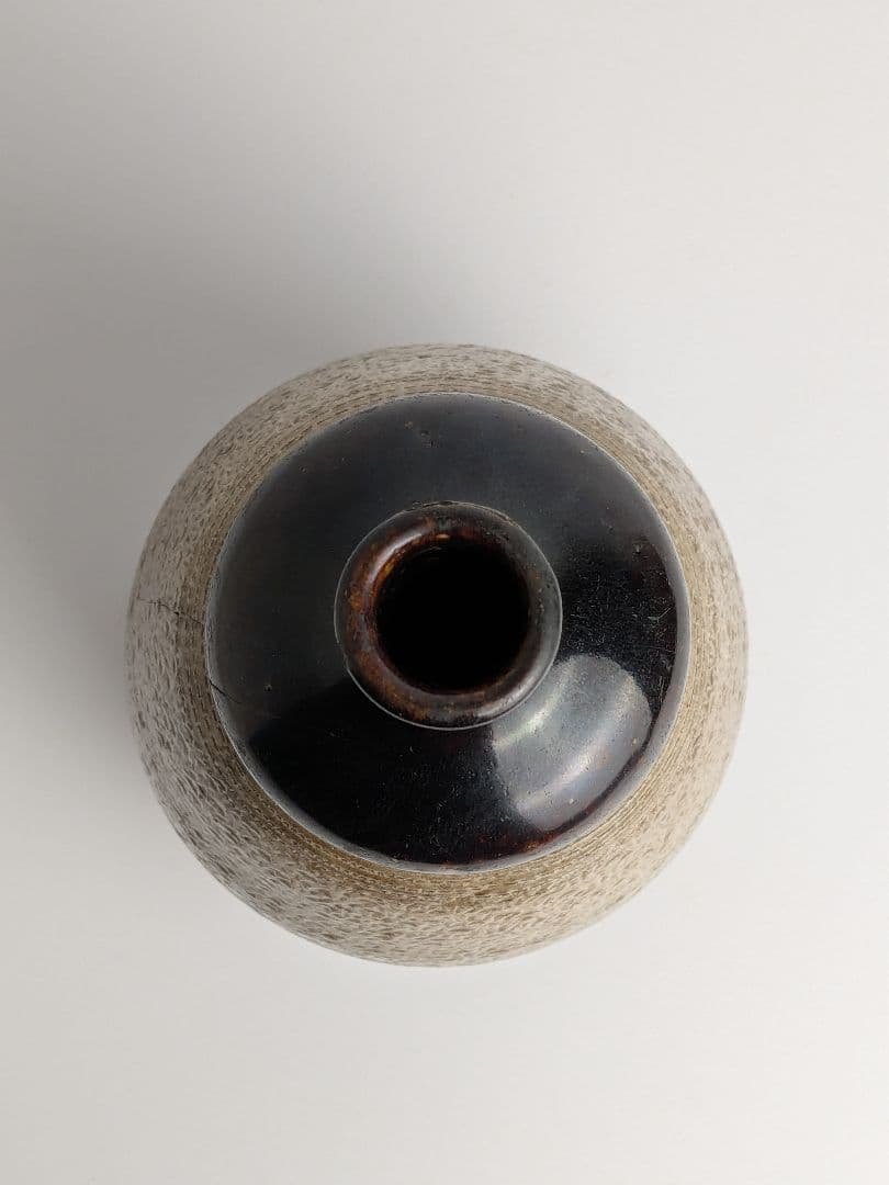 美濃　掛分鎧手徳利　18〜19世紀初　江戸時代　　酒器　花入　花器