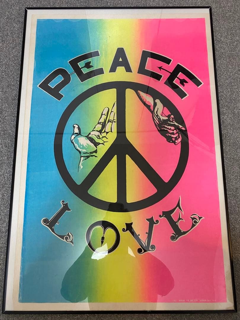 ビンテージ　ジグザグ　ピータマックス　ポスターZIGZAG PETERMAX