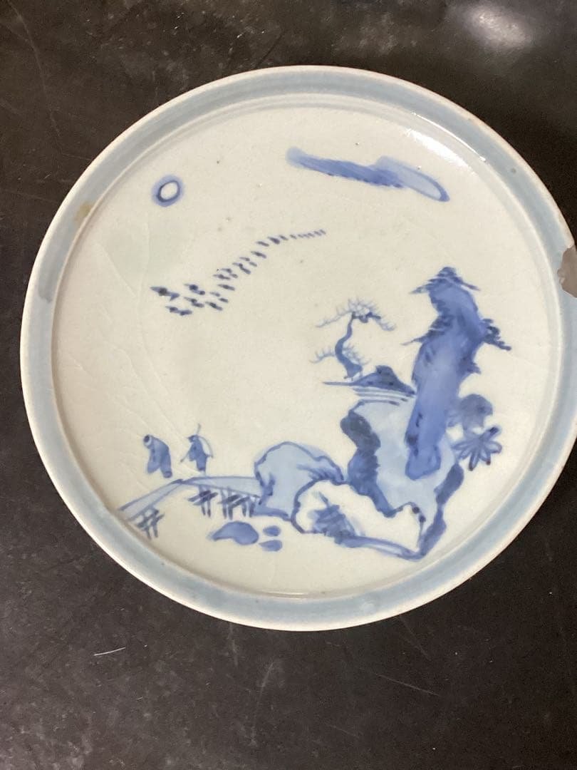 初期伊万里　江戸期古美術骨董品　幅約20cm