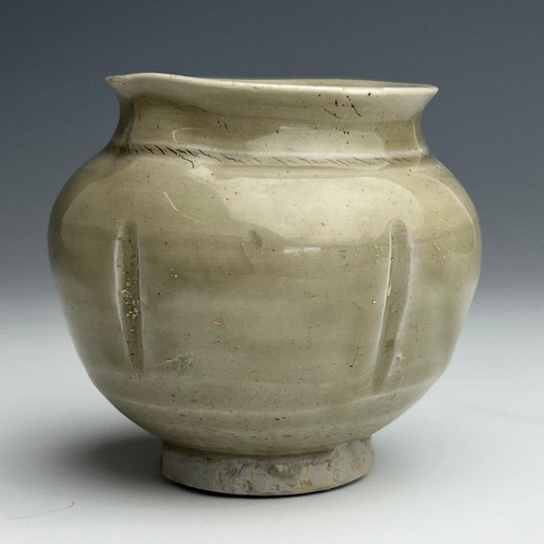 影青 青白釉小壺 小罐 中国古玩 中国美術 唐物 擺件 旧家蔵出