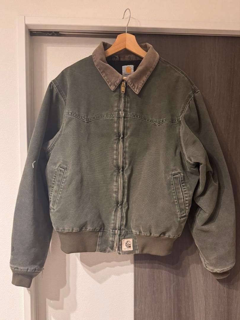 【激渋MOS】Carhartt サンタフェジャケット J14 モスグリーン