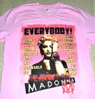 マドンナ 　Celebration - EVERYBODY!　貴重 Tシャツ
