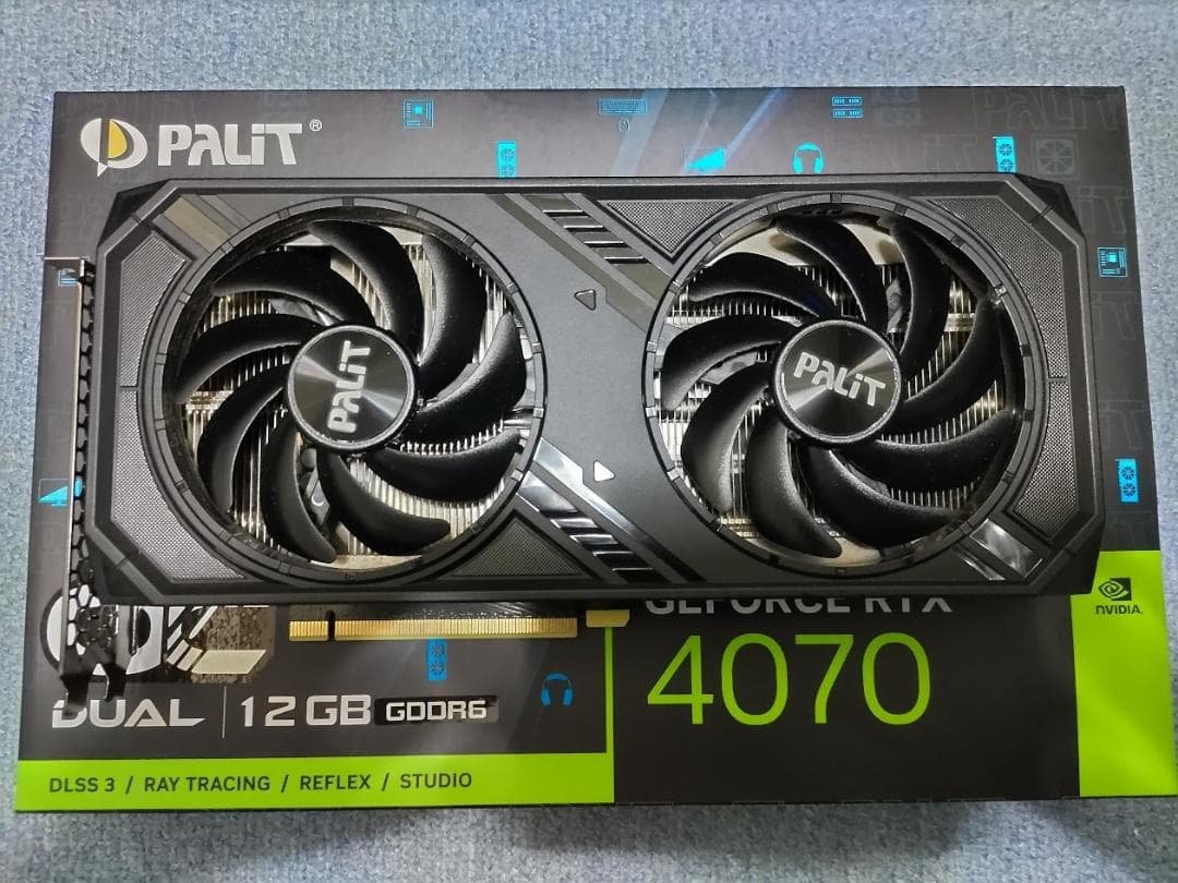L*e様 GeForce RTX 4070 12GB DUAL (GDDR6)