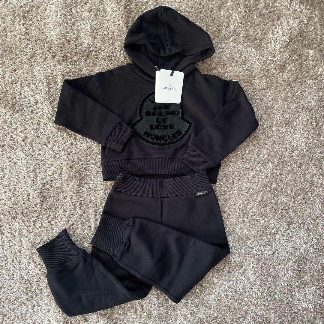 モンクレール　裏起毛スウェット　セットアップ　フード付きパーカー