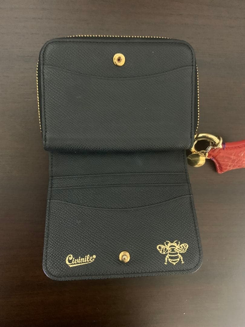 お*︎様 チビナイル　マットクロコダイル ウォレット