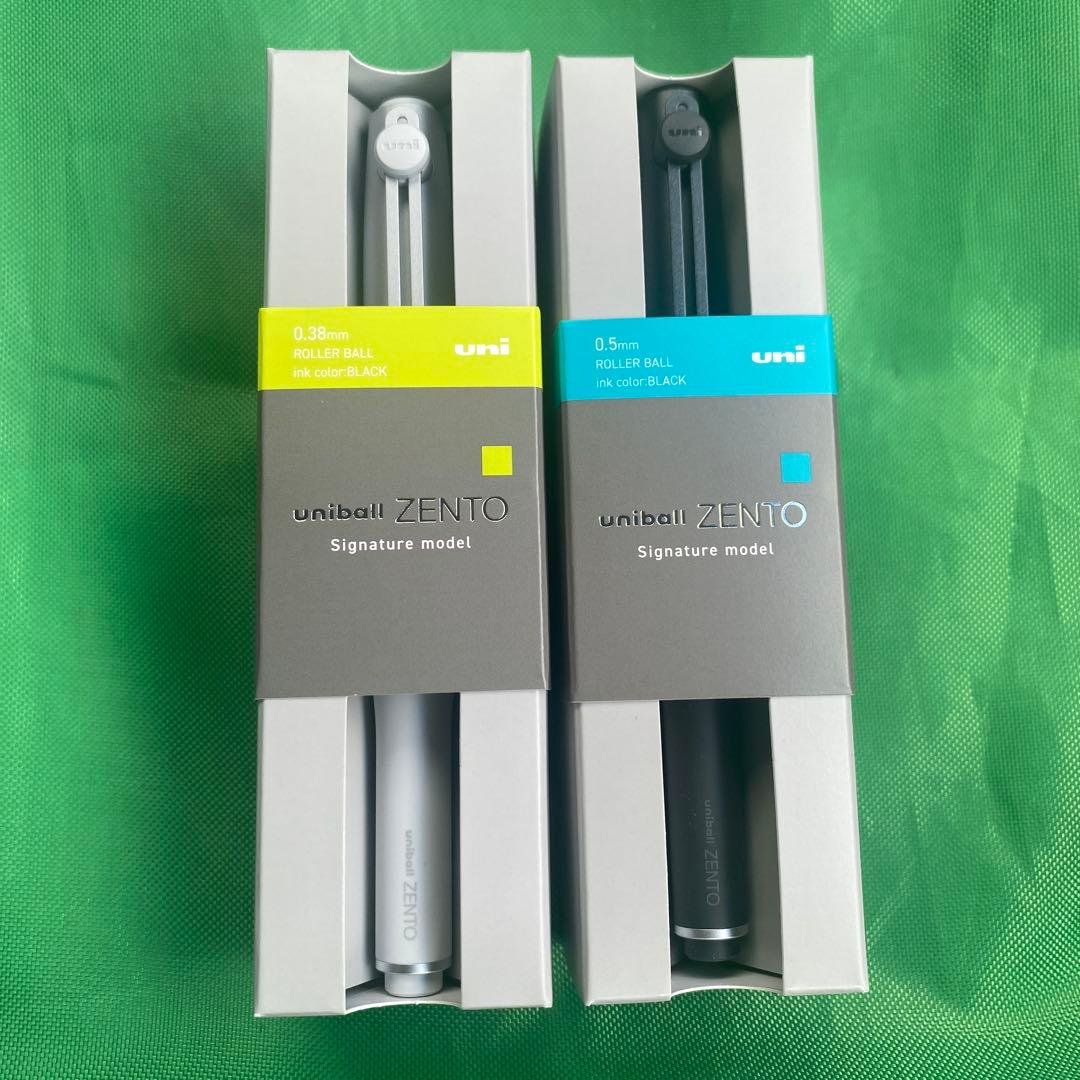 uniball ZENTO ユニボールゼント　シグネチャーモデル　ブラッシルバー