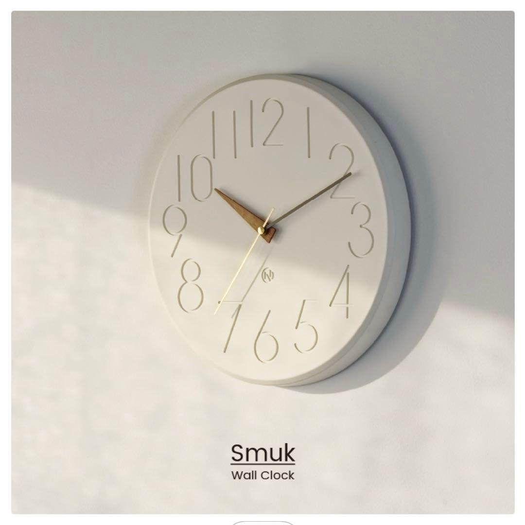 インターフォルム　掛け時計スムーク Smuk