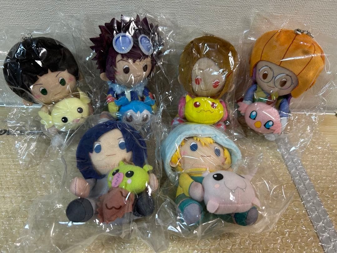 デジモンアドベンチャー02 ぬいぐるみ 6体セット 中国限定
