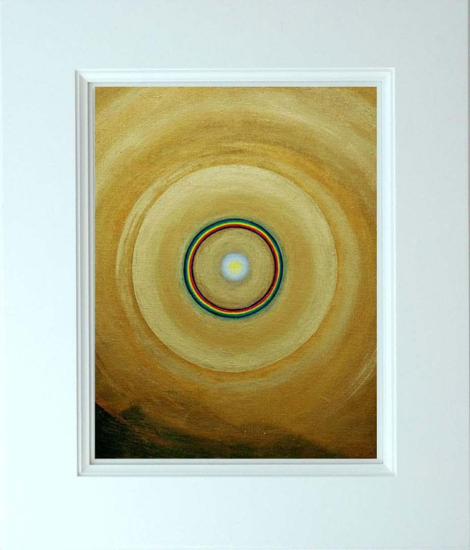 油絵 菅家令子 絵 絵画インテリア 額付(白) F6-G282023風景祈り希望