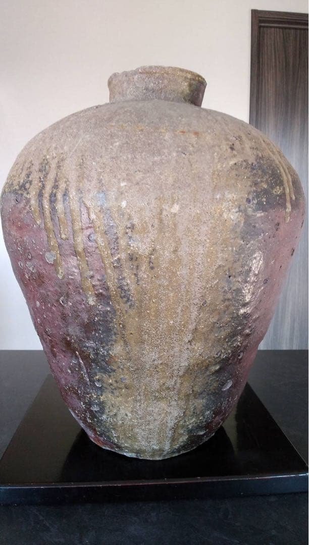 丹波焼　アンティーク　古丹波壺　古道具　六古窯　古美術　花器