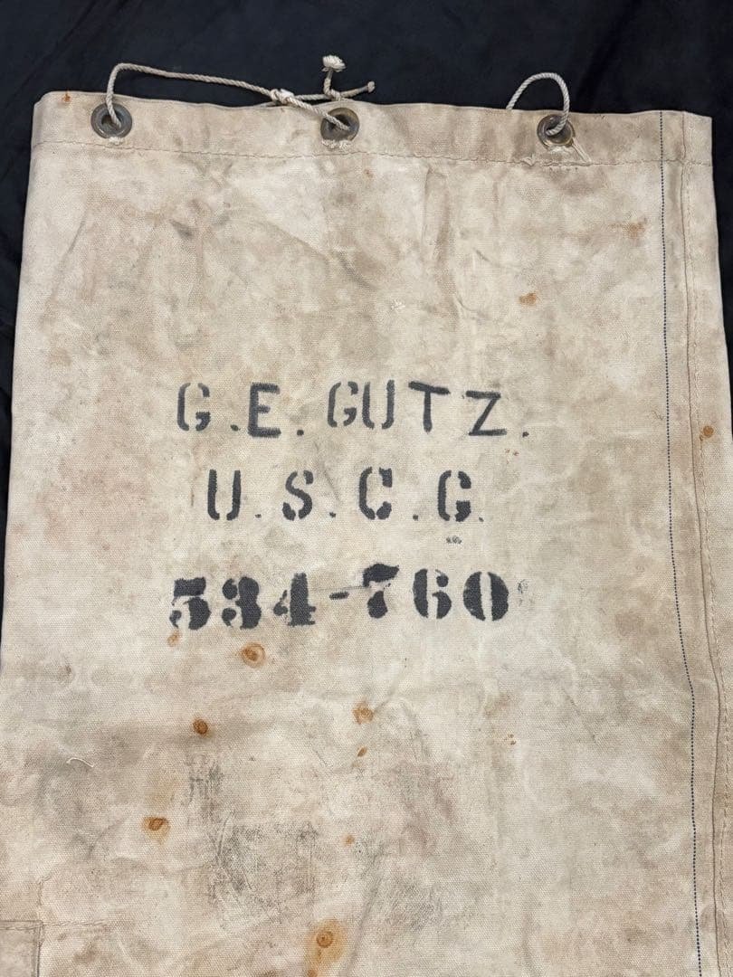 40s ビンテージ　USCG バラックバッグ　ダッフルバッグ　レア