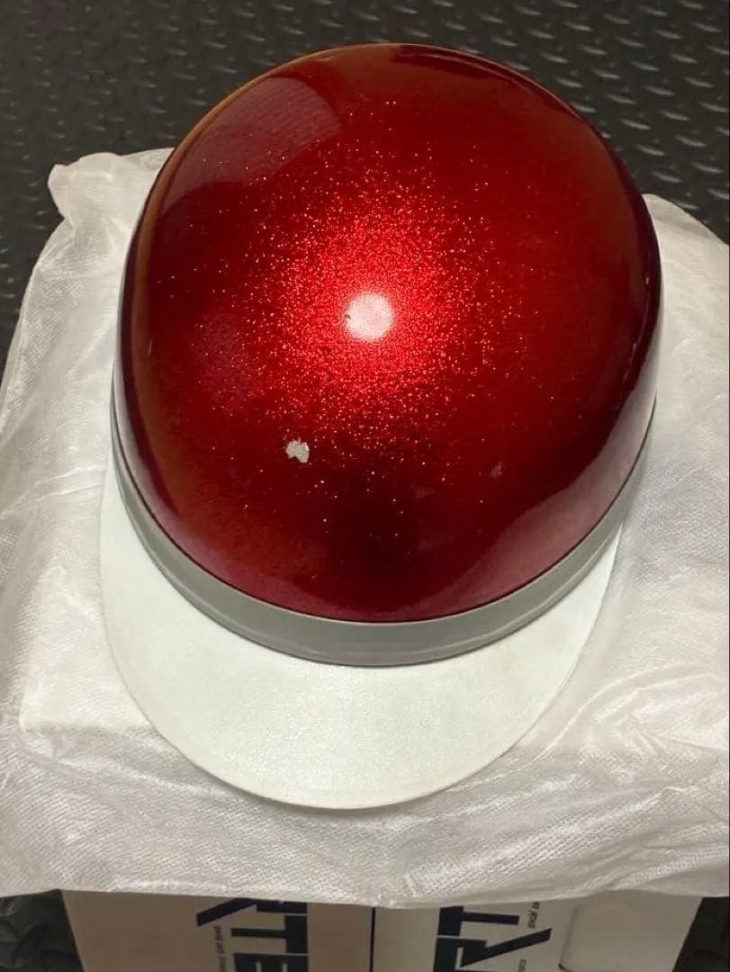 立花 コルク半 TACHIBANA M 三つボタン 当時物 赤ラメ　レッドラメ