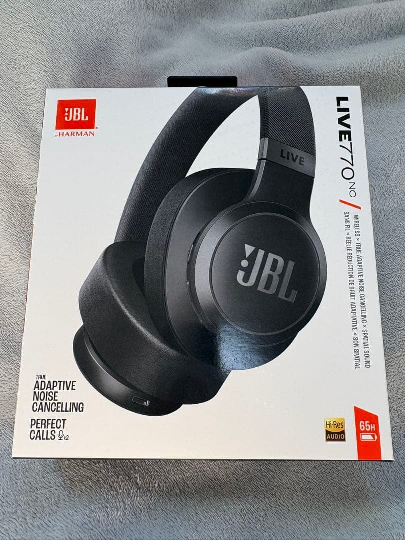 JBL LIVE 770NC ワイヤレスヘッドホン ブラック