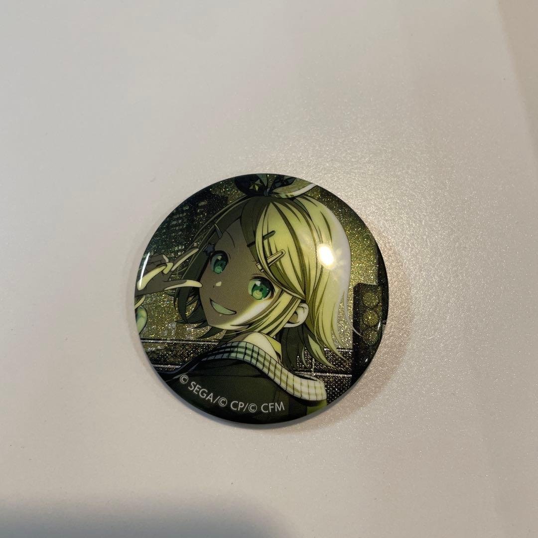 グリッター 缶バッジ 鏡音リン 24b 60個セットで