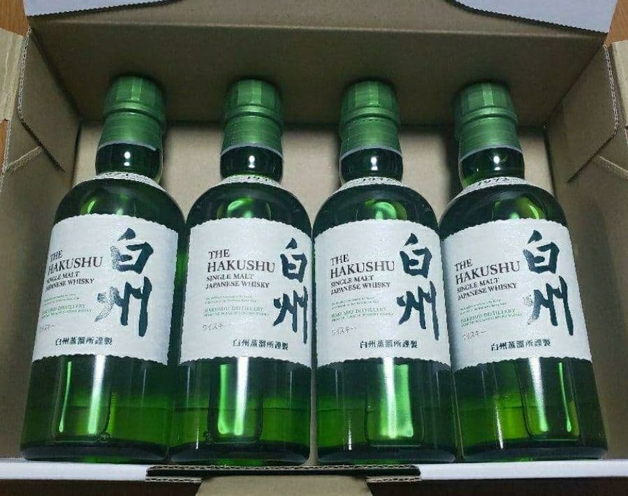 白州ウイスキー　ミニボトル 4本セット 180ml