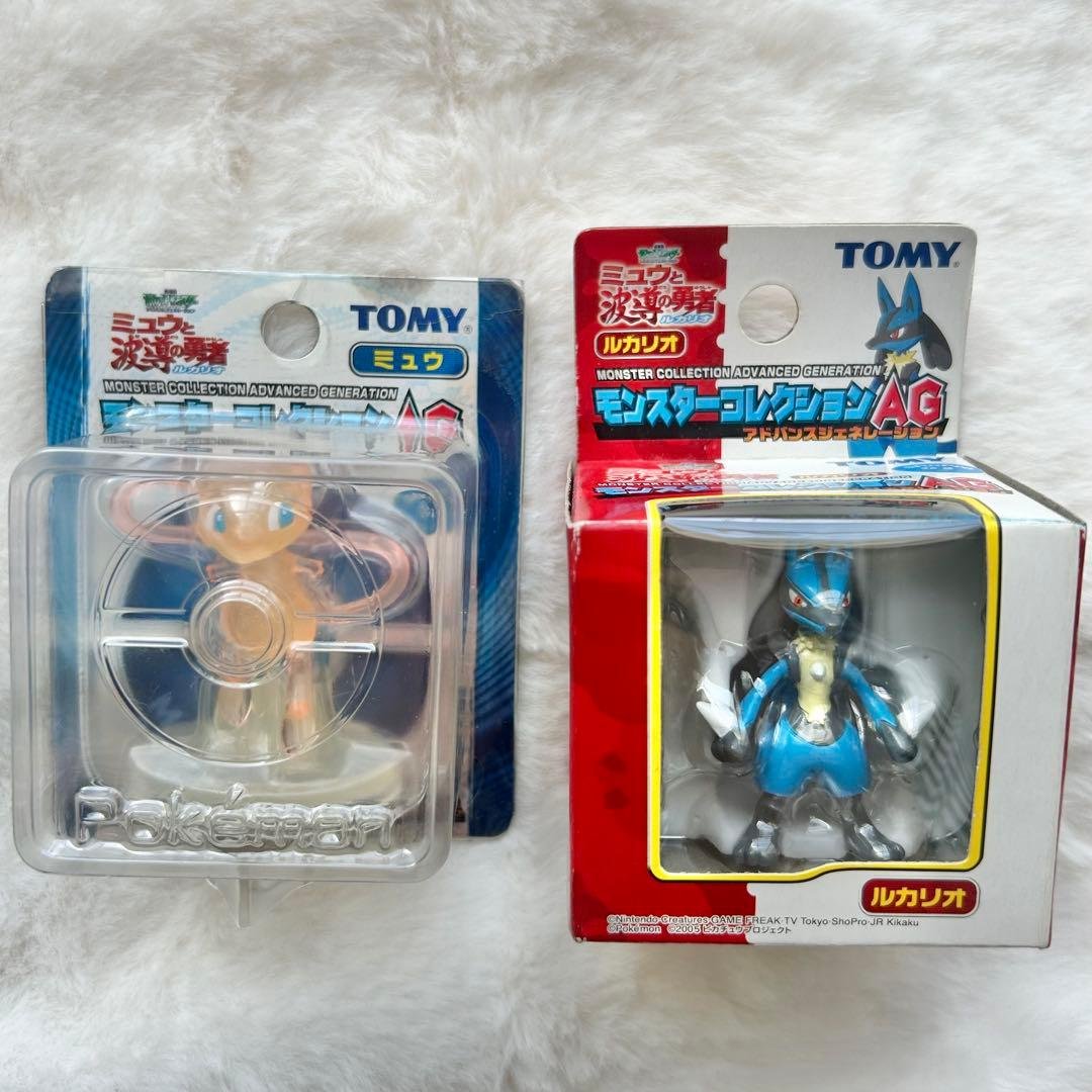 【希少】劇場版　モンコレ　AG ミュウと波動の勇者　ミュウ　クリア　ルカリオ