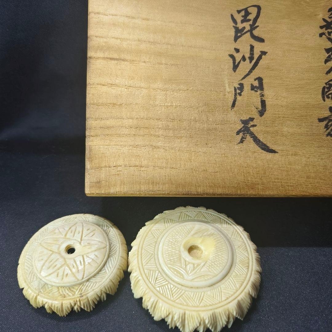 毘沙門天 天然材彫刻 手彫り 正之作 共箱 時代物 骨董 旧家蔵出し 蒐集家放出