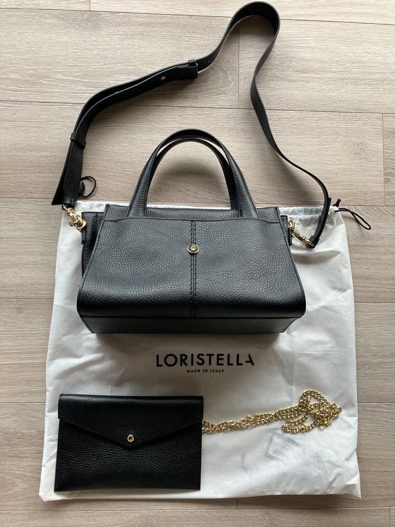 専用⭐︎LORISTELLA ブラックショルダーバッグ　2way