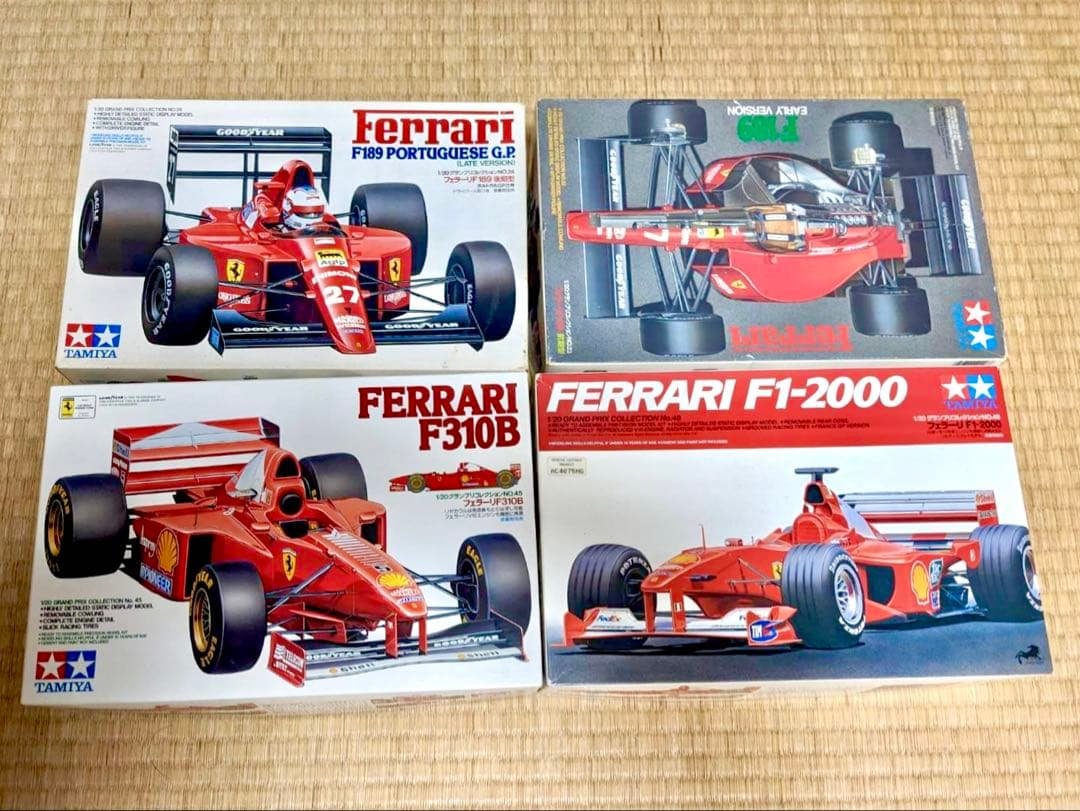 Ferrari F1 プラモデルキット 4点セット　タミヤ