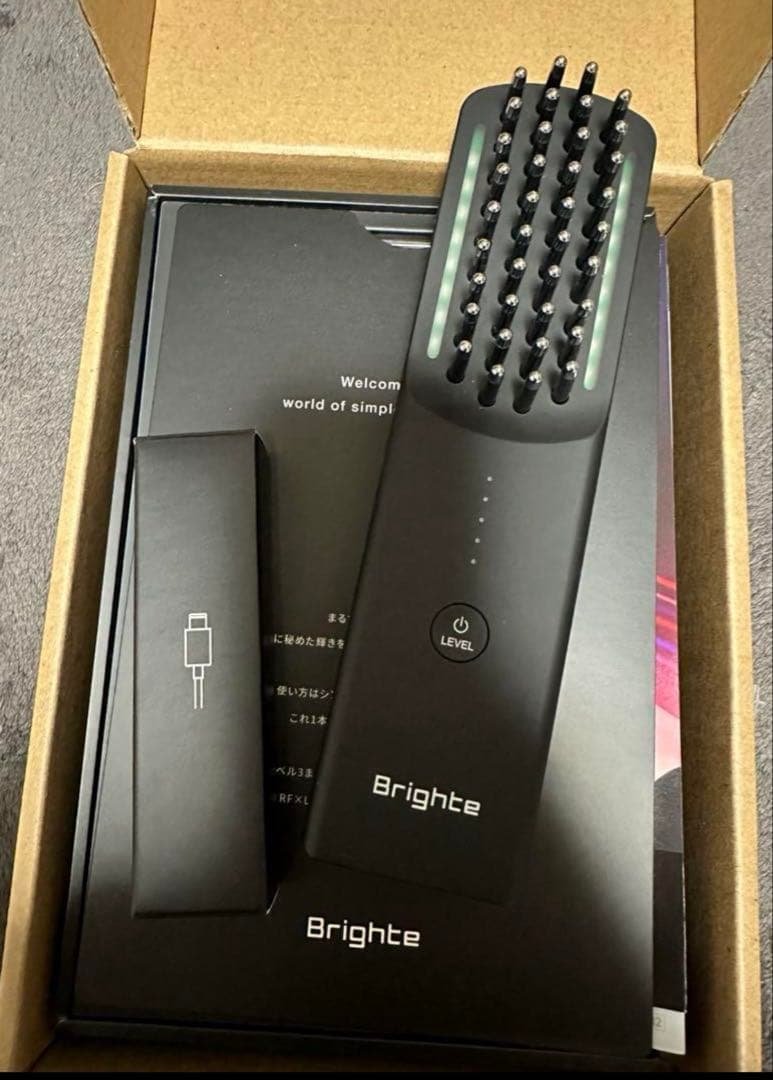 ほぼ新品 Brighte エレキブラシ　美顔器