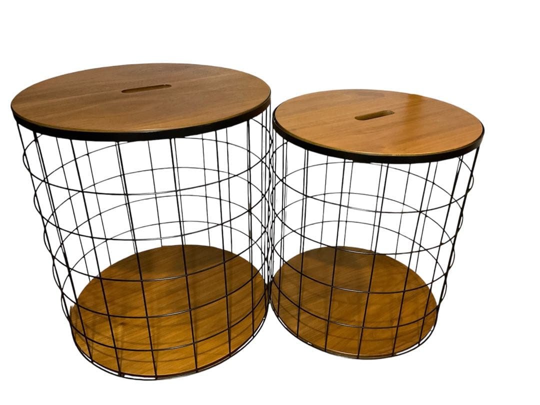 NOWHERE LIKE  サイドテーブル パニエ　関家具　2個セット