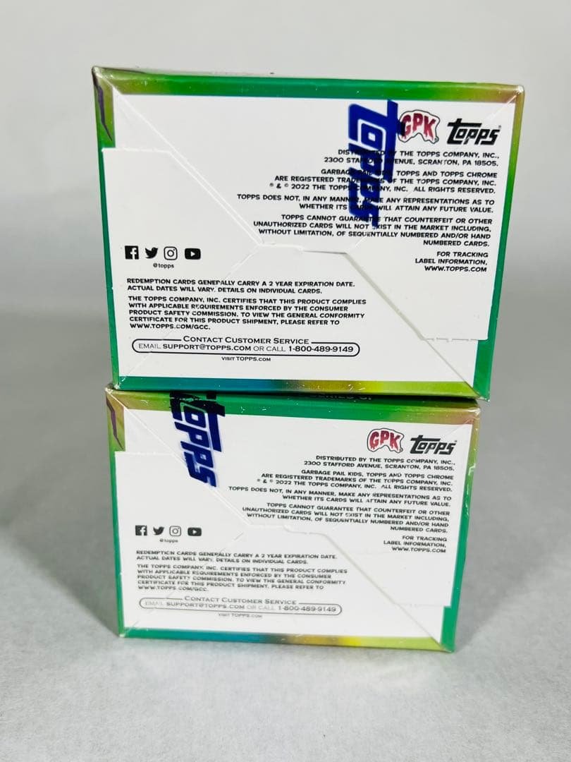 2個セット 未開封 2022 Topps GPK Chrome BLASTER