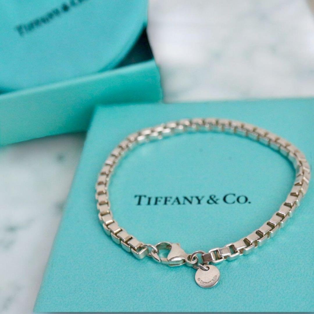 極美品✨箱袋付き✨ティファニー ベネチアン リンク ブレスレット男女メンズ