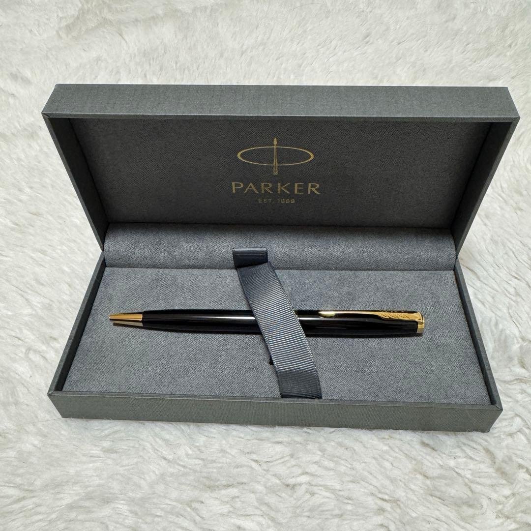 【新品・未使用】Parker ボールペン ソネット ラックブラックGT