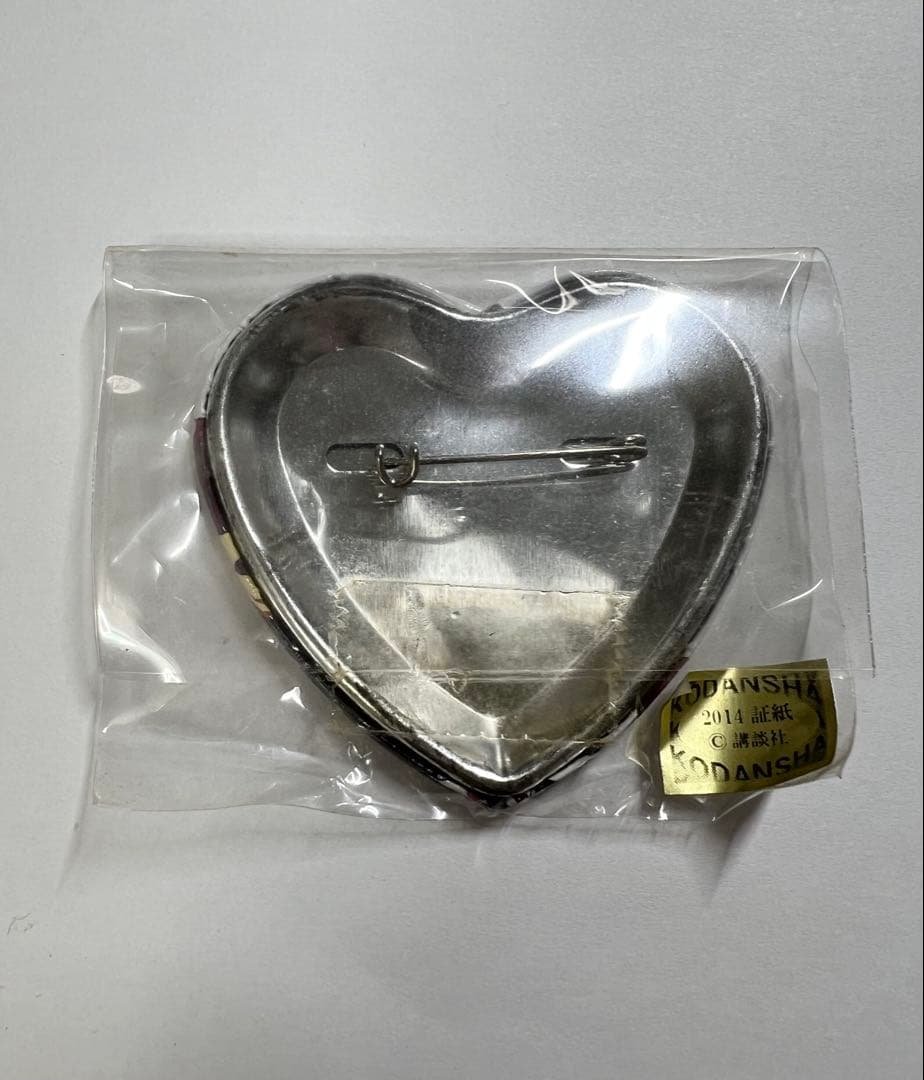 【レア】Gift ぬいぐるみ特典　ハート缶バッジ　忍野忍