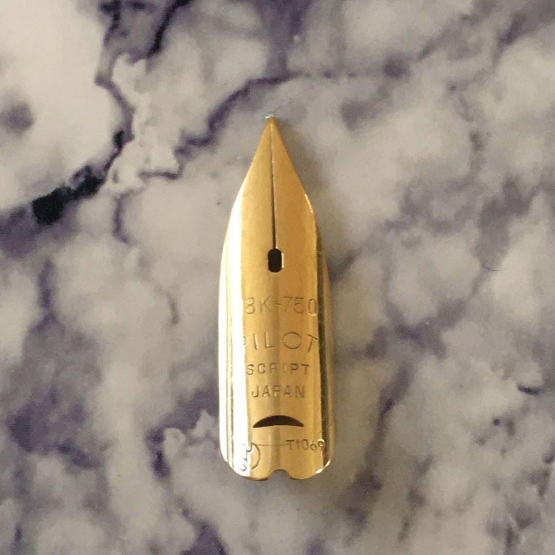 #0179 オーバーホール済み 万年筆 パイロット PILOT ロング 18k