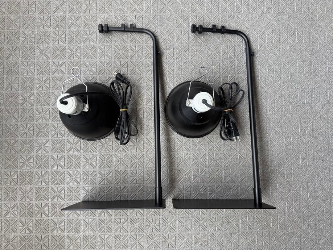 GEXライトドーム18センチ　2個　エキゾテラライトスタンド2個　美品