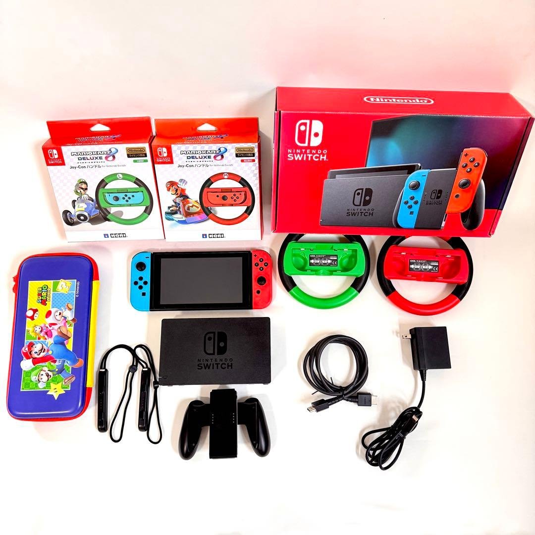 【おまけ多数】Nintendo Switch 本体 ネオンブルー ネオンレッド