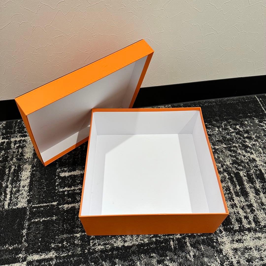 15 美品　HERMES　エルメス　オレンジ　空箱　化粧箱　単品