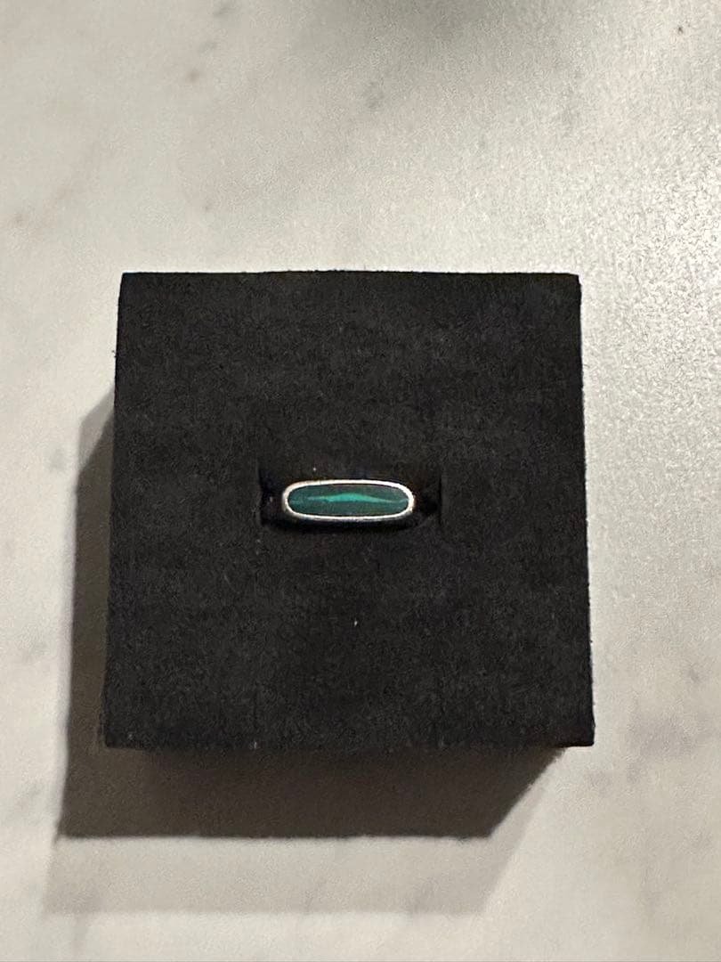 【常田大希 着用】TOM WOOD / Mario Ring Malachite