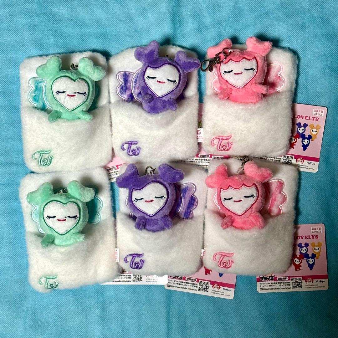 TWICE LOVELYS おふとんリールパスケース ミサモ 6個セット①