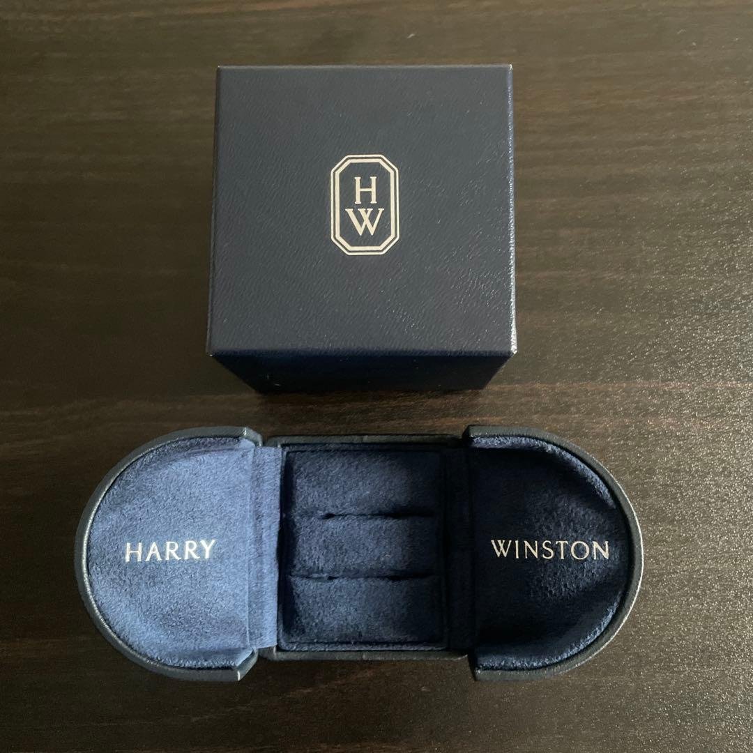 美品　ハリーウィンストン ペア　リングケース