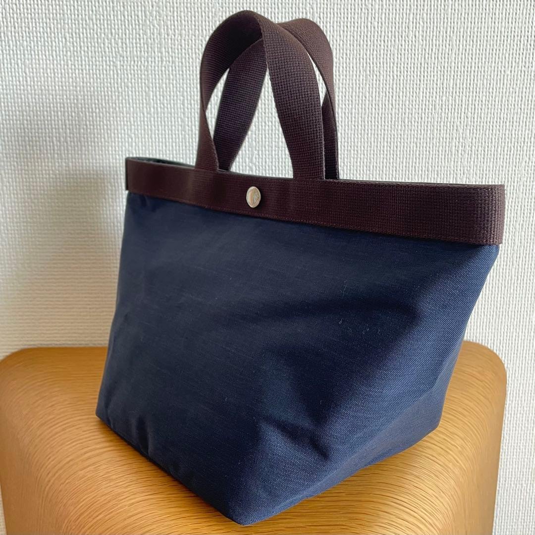 Herve Chapelier エルベシャプリエ　舟型コーデュラナイロンバッグ