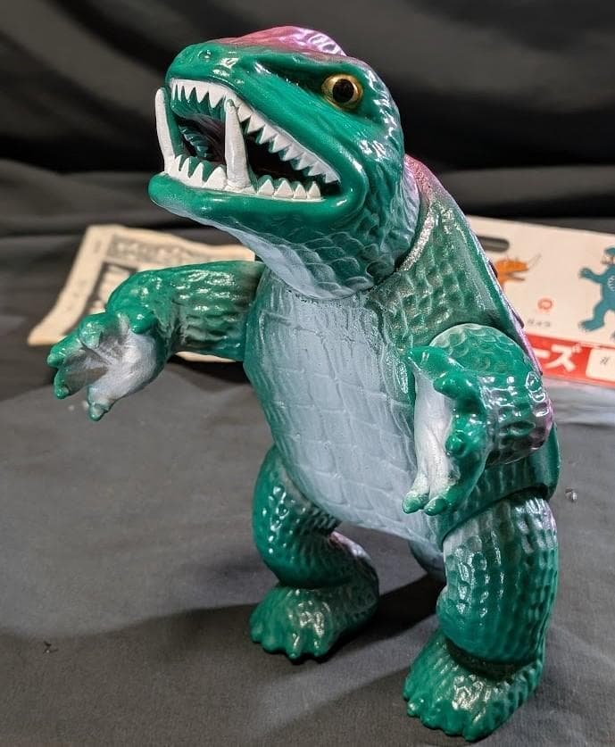 昭和ガメラ（日東復刻・マルサン）ヘッダー・外袋付 ソフビフィギュア