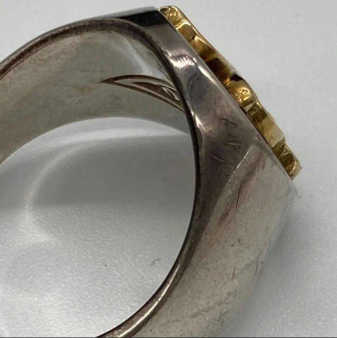 PEANUTS&CO. Signet リング 925 K18 size21号