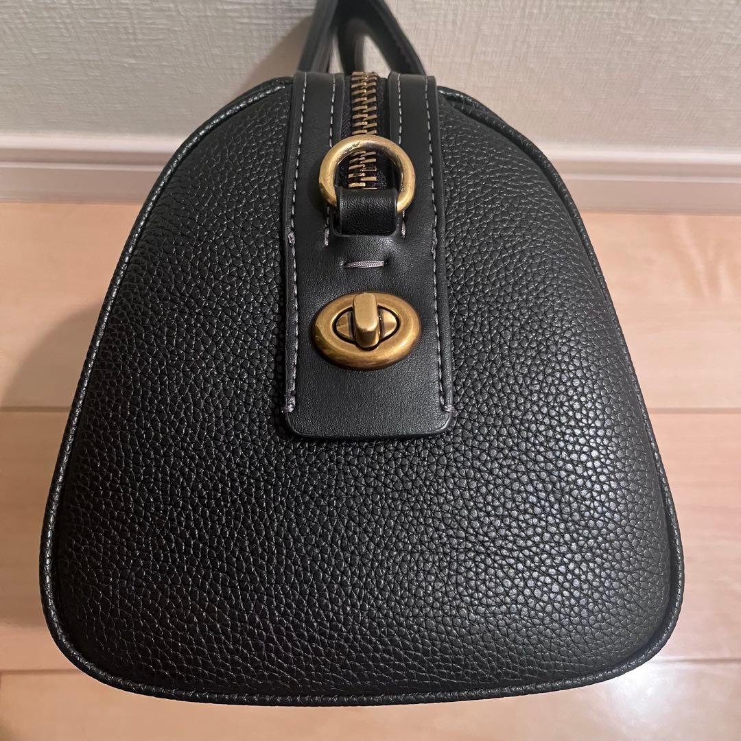 【極美品】COACH ルビーサッチェル ミニボストン 2way ショルダー 黒