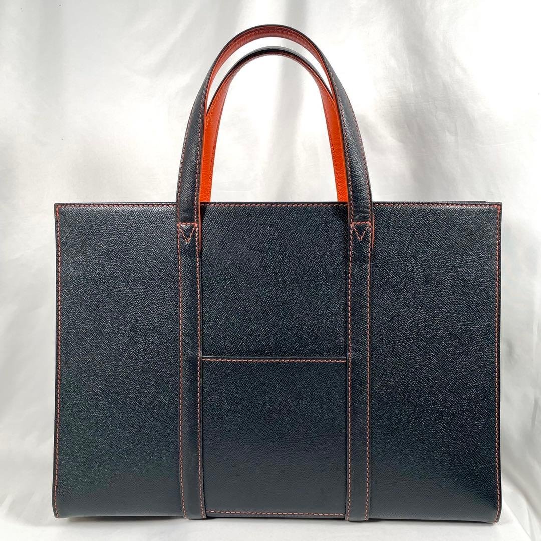 美品 大峽製鞄 オオバセイホウ ビジネスバッグ トートバッグ ヨーロピアンカーフ