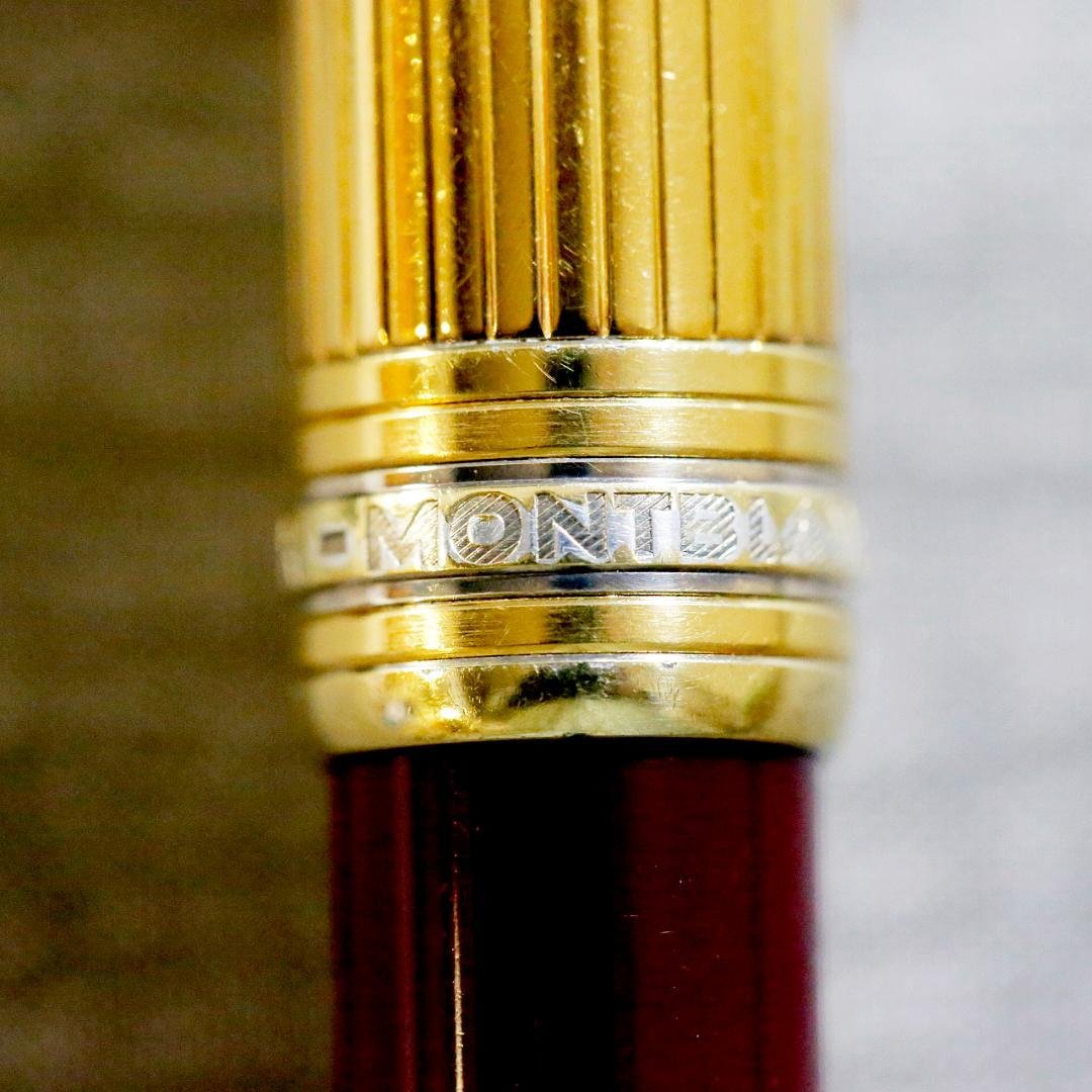 【レア 送料込み】モンブラン ボールペン １６４２ バーメイル ボルドー